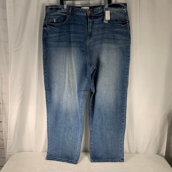Lane Bryant Women's Plus High Rise Distressed Jeans Size 20 - Picture 2 of 9